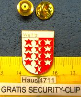 WALLIS VALAIS VS KANTONS-WAPPEN PIN GEPRÄGT GOLDIG