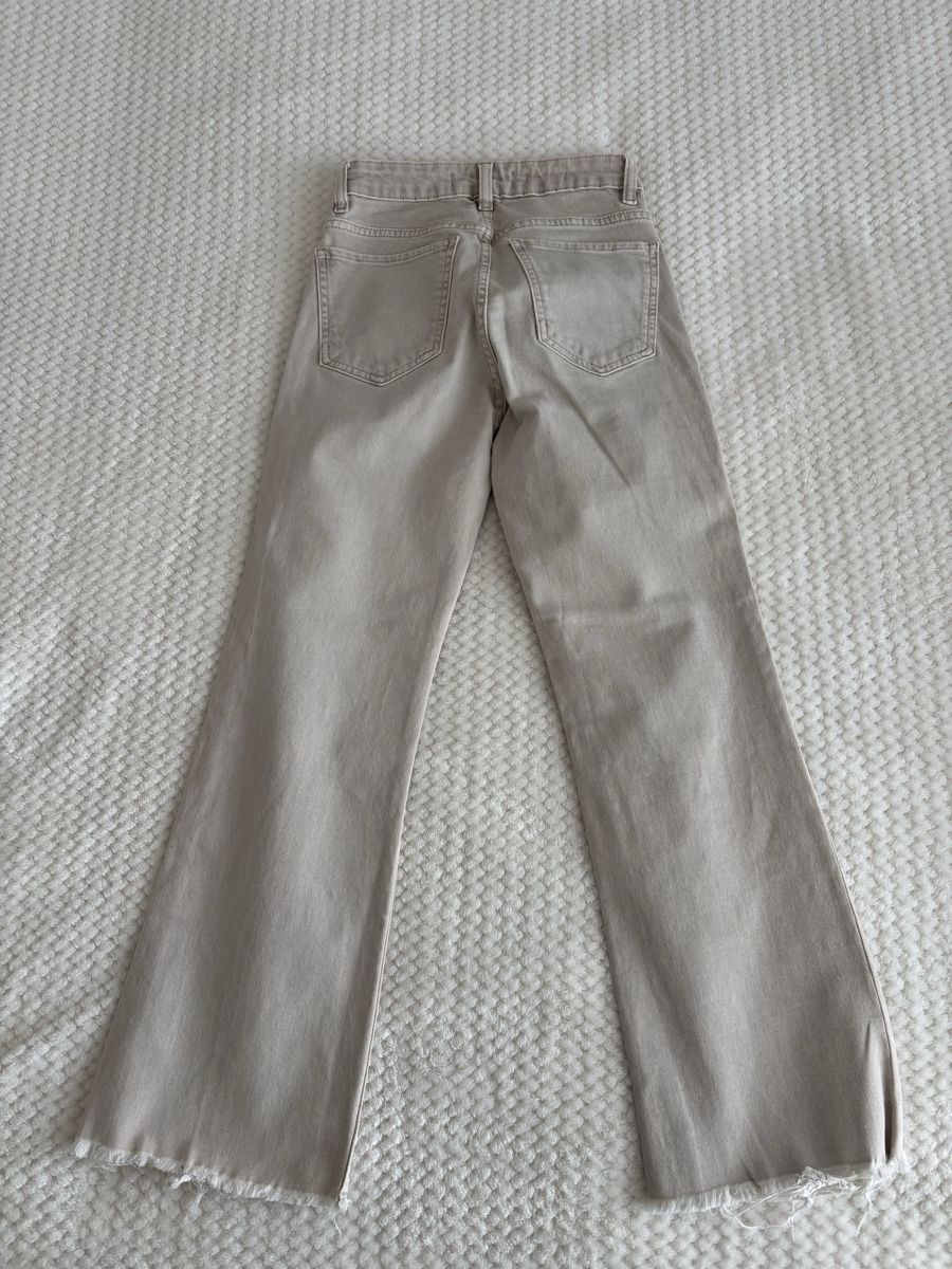 Mango Jeans: Mango Flared Jeans beige washed Look Gr. 34 – Usato da Tübach venduto da AldinaHuskic 4