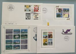 4x FDC 1978+1987+1990+1993