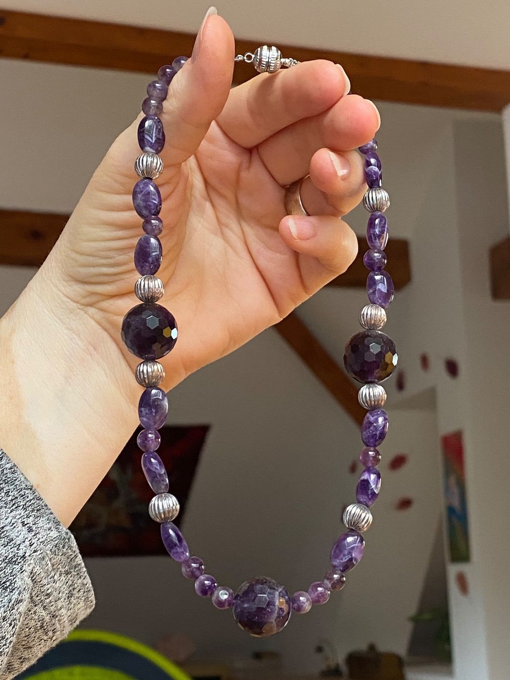 Catenine: Amethyst Halskette NEU – Nuovo e nell'imballaggio originale da Basel venduto da Chili007 3