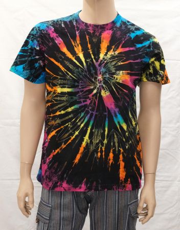 Batik T-Shirt aus Baumwolle Grösse L Hippieshirt