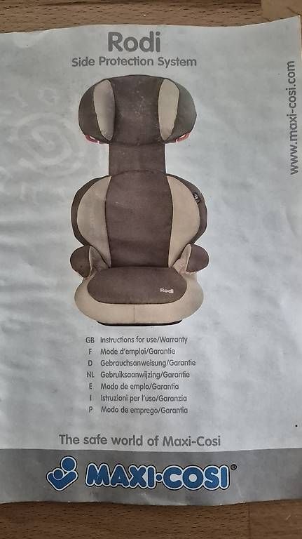 Seggiolini per auto: Maxi-Cosi Rodi Kindersitz – Usato da Braunau venduto da ulibrandt 4