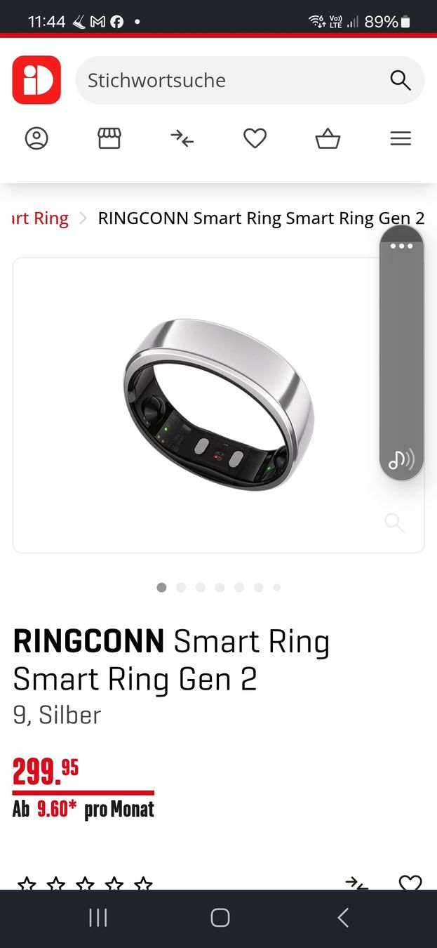 Ringe: RingConn Smart Ring Gen 2 Silber Groesse 13 neu – Neu und originalverpackt aus Herdern von Naterre72 3
