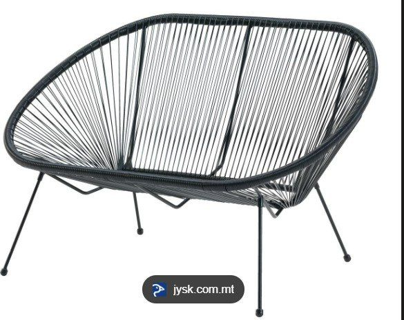 Jysk Sofas: Lounge-Sofa 2 Personen, schwarz – Gebraucht aus Aesch BL von schastu