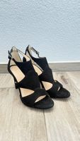 Sandaletten Unisa Wildleder schwarz Grösse 35