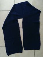 SCHAL/ HALSTUCH GESTRICKT, DUNKELBLAU