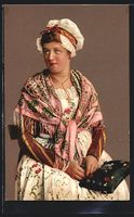 Neuchâtel, Costume d'une jeuen femme, F