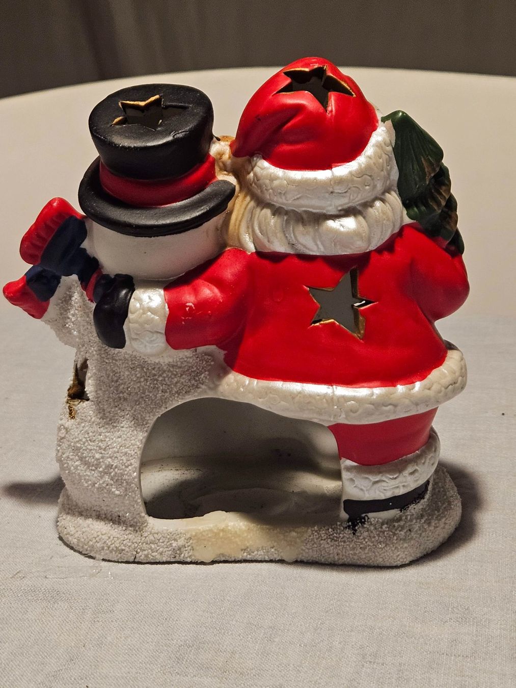 Figuren: Weihnachtsdeko: Samichlaus & Schneemann Teelichthalter – Gebraucht aus Wettingen von Sk8ertomda 1