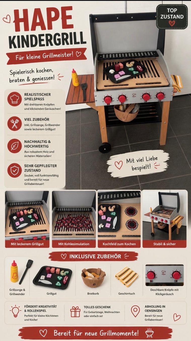 Jouets: Kindergrill – D'occasion à Oensingen par 08152