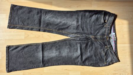 Schwarze John Baner Jeans, Grösse 46