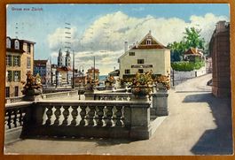Zürich - 1916 - Stempel Zensurstelle Feldkirch