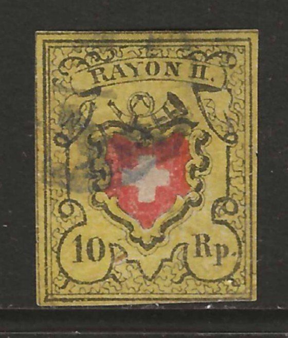 Tutti i francobolli: 1850 : Rayon Nr. 16II, signiert – Usato da Gümligen venduto da Geniusbuy