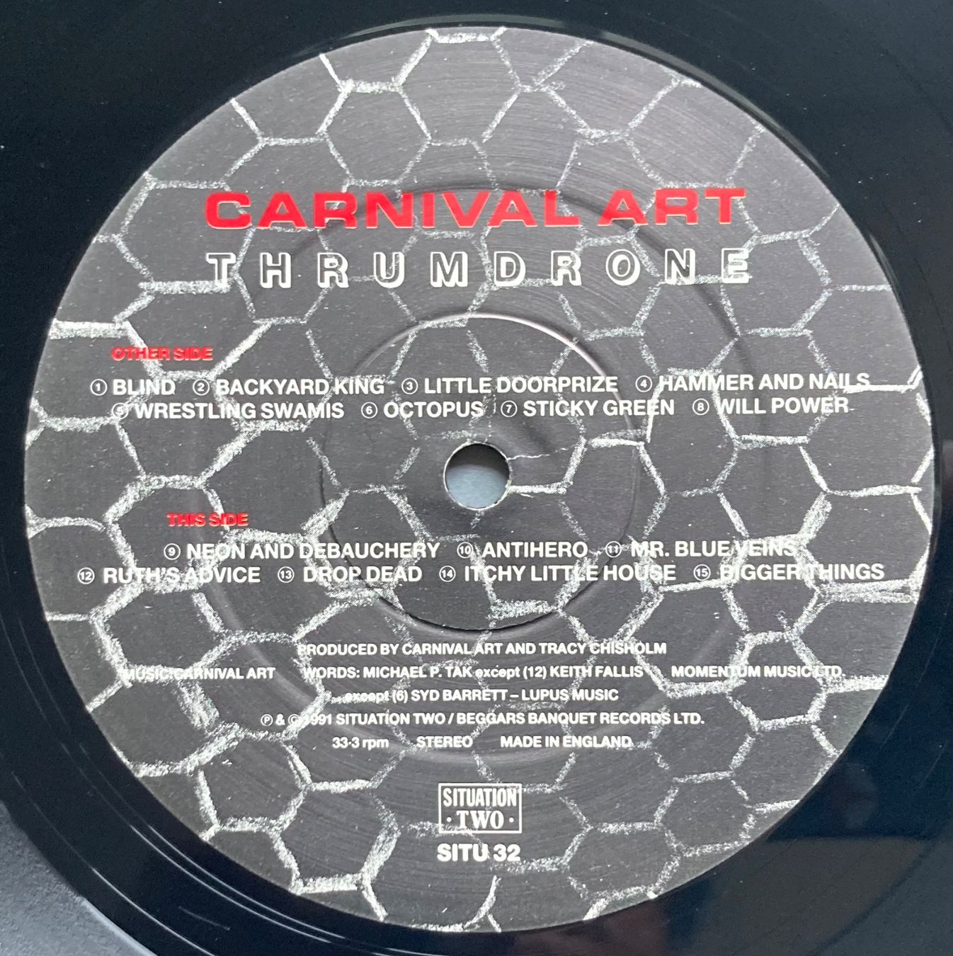 Schallplatten: CARNIVAL ART - THRUMDRONE – Gebraucht aus Poliez-Pittet von Newtown-Records 3