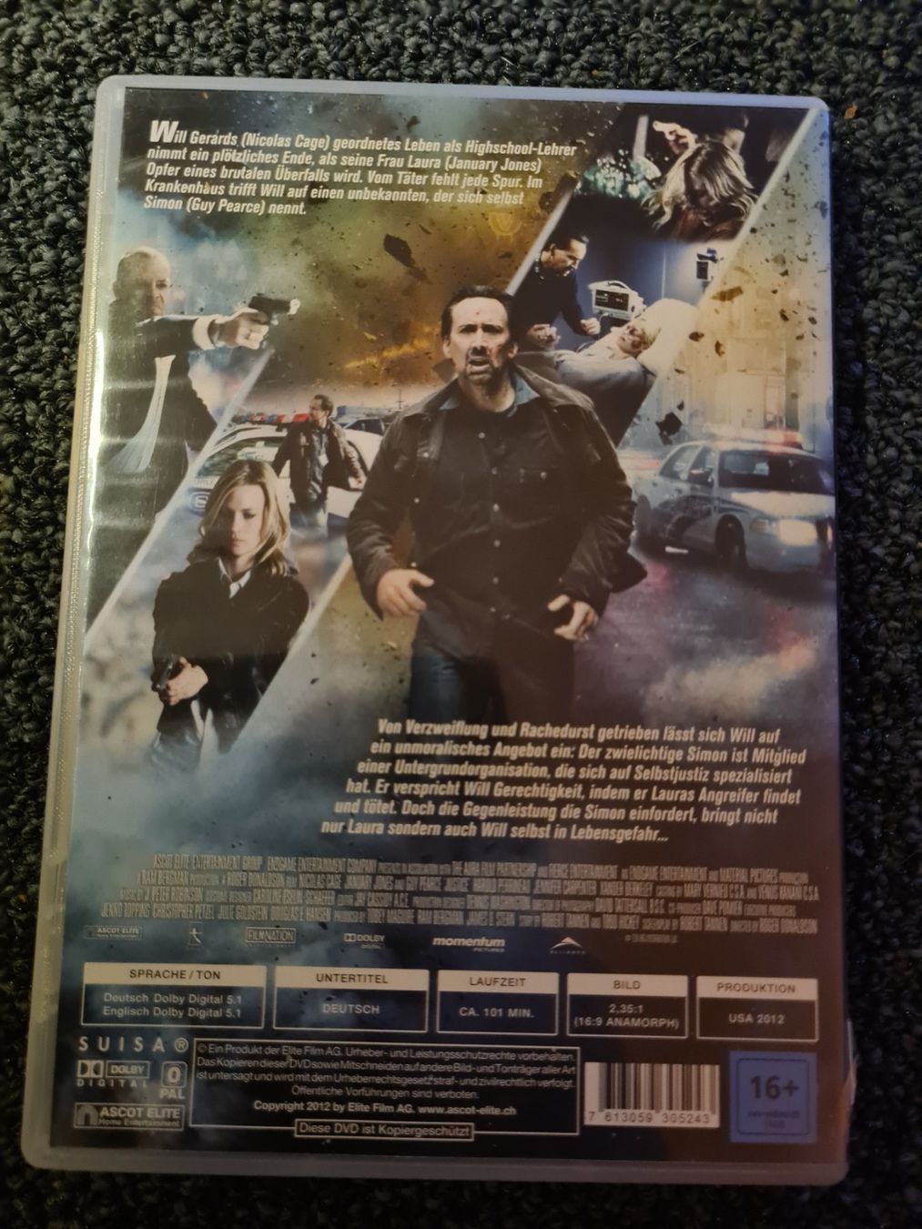 Alle DVDs: JUSTICE PAKT DER RACHE(12325) – Gebraucht aus Ruswil von M71 1