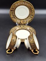 Antikes Set 2-teiliges Langenthal Mokka Kaffeetassen 1940er