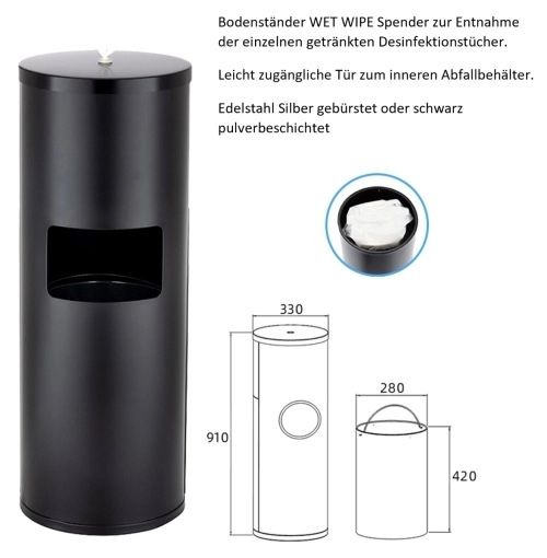 Poubelles: Wet Wipes Standspender – D'occasion à Gockhausen par Juanma.S.B 2