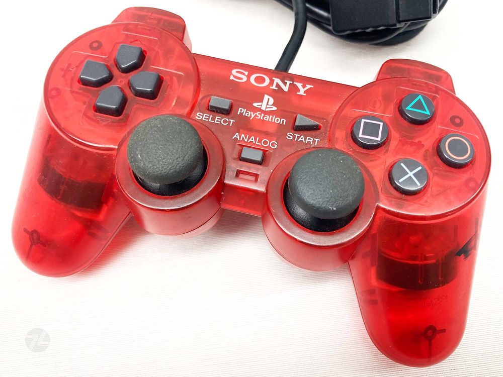 Sony Playstation 2 Controller Rot Transparent DualShock PS2 (Gebraucht ...