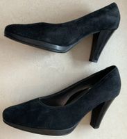 Ara Wildleder Pumps dunkelblau, Grösse 37