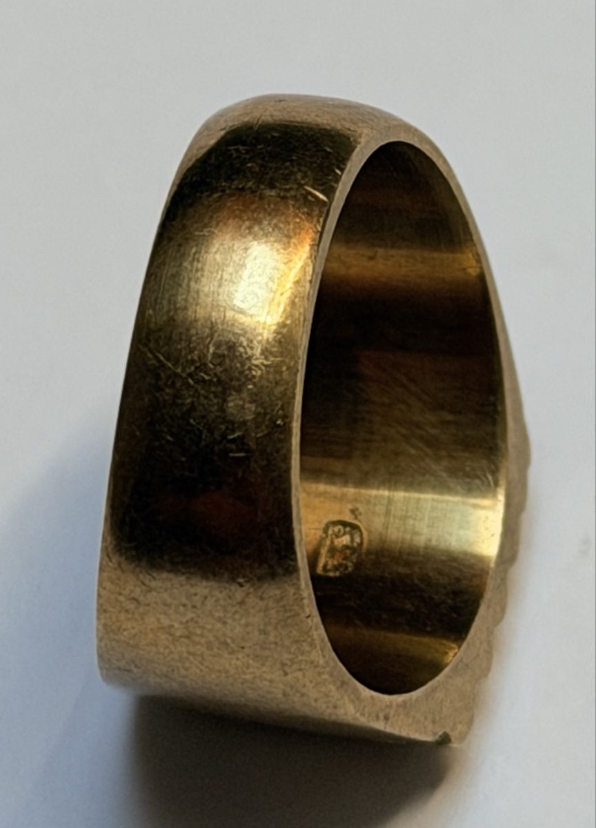 Anelli: Bague chevalire dorée 14.14g vintage – Usato da La Tour-de-Trème venduto da Ahamaya 5