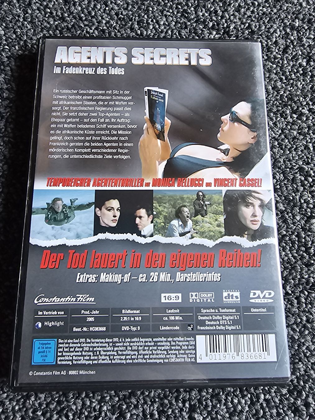 Tutti i DVDs: DVD Agents Secrets(22775) – Usato da Ruswil venduto da jan_bxl5 1