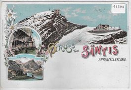 Gruss vom Säntis - Litho