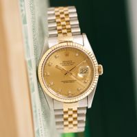 Rolex Datejust 36/ 16233 / 1995 / Champagne Diamond/ Serv'26