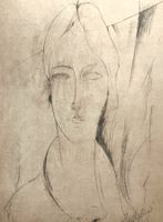 Amedeo Modigliani - Lithografie in limitierter Auflage