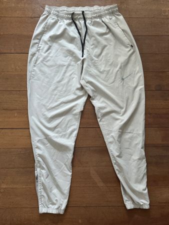 nike dri fit trainerhose track pants beige  offwhite creme