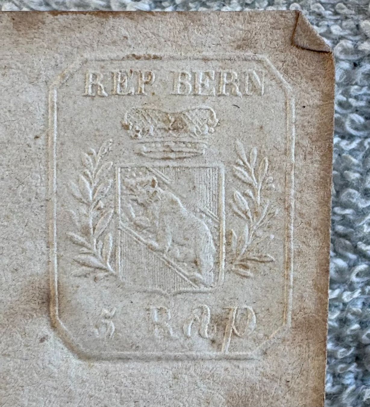 Documenti: REBUBLIK BERN 1840 – Usato da Ostermundigen venduto da wini63 3