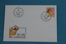 PTT, FDC, Pro Juventute, Entwicklung des Kindes, 24.11.1987