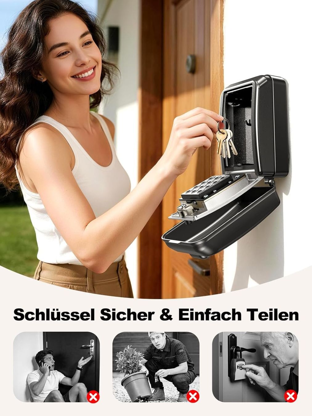 Tresor: Schlüsseltresor mit Zahlencode Schlüsselsafe Outdoor – Neu und originalverpackt aus Neuhausen von apo_zn9s 1