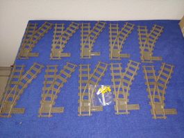 Lego 9Vot Weichen mit ein paar Steller