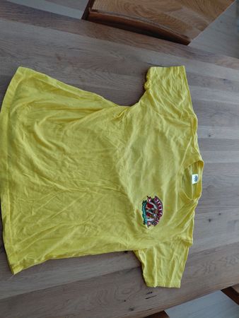 T-Shirt Bierkönig gelb Grösse XL