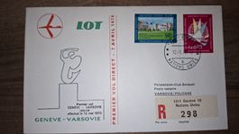 LOT Geneve - Varsovie 12.05.1970