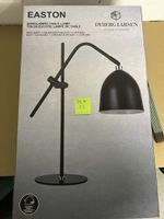 Dyberg Larsen Easton Tischlampe matt schwarz neu