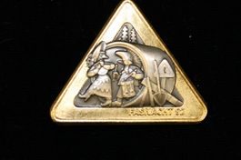 Basler Fasnachtsplakette 1992 Gold