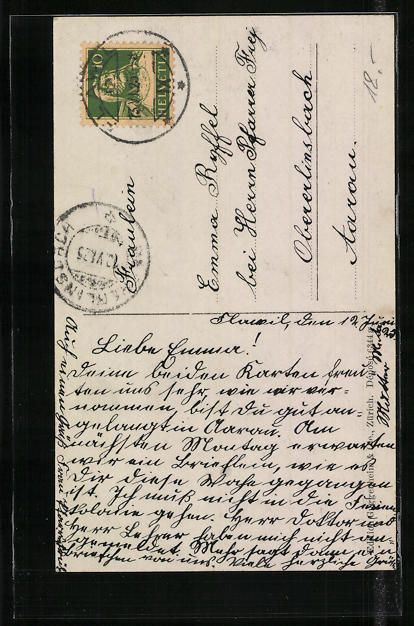 Cartoline postali: AK Gossau, Schloss Oberberg, 1925 – Usato da Berlin venduto da bartko-reher 1