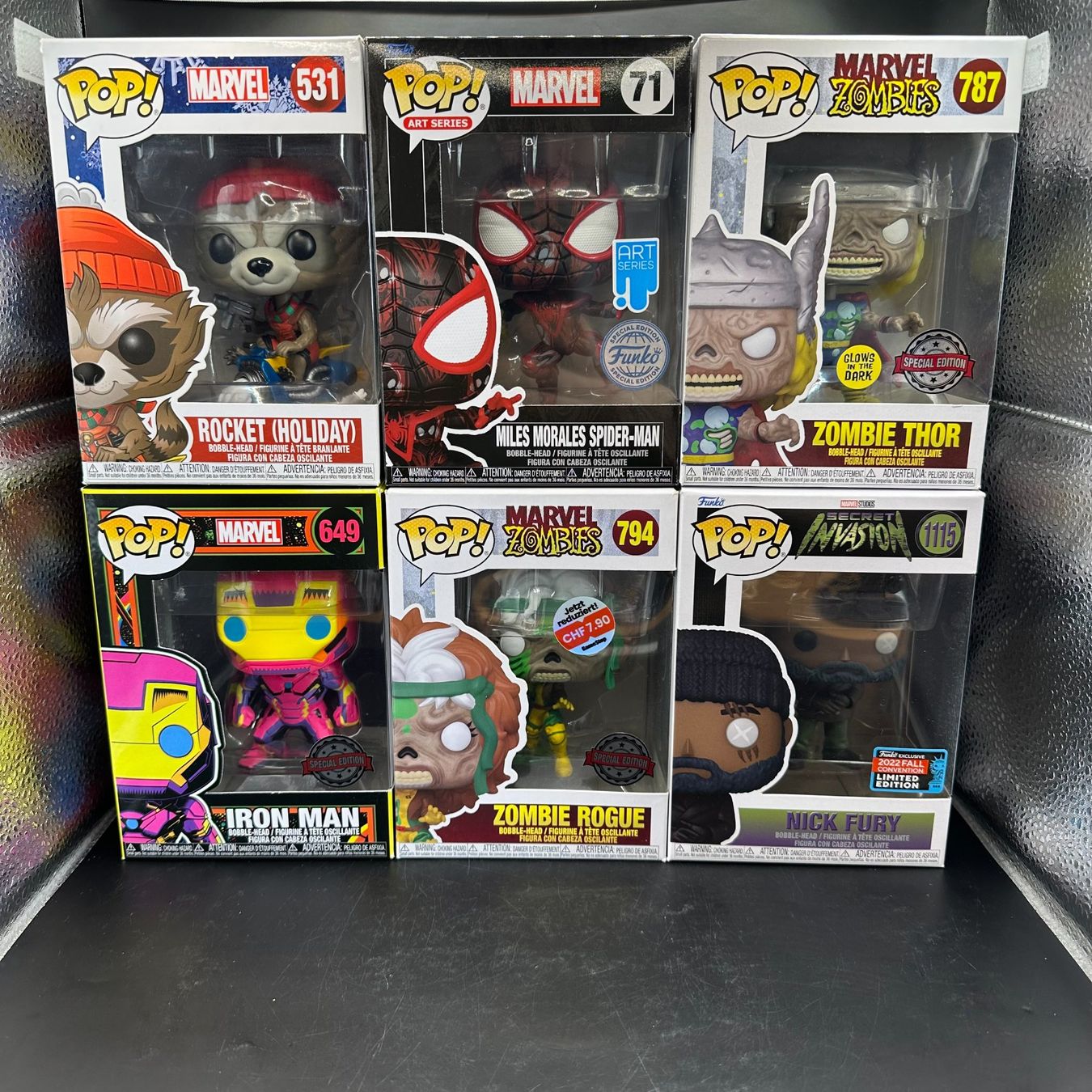 Funko Statuette: Funko Pop Marvel 6Stk Sammlung – Usato da Düdingen venduto da Nerdworld