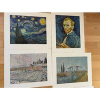 9 Kunstdrucke Degas und Van Gogh