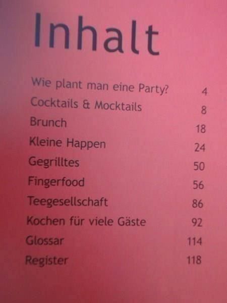 Bücher: Partyrezepte – Gebraucht aus Chur von omonia 2