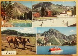 Arosa alte Mehrbildkarte
