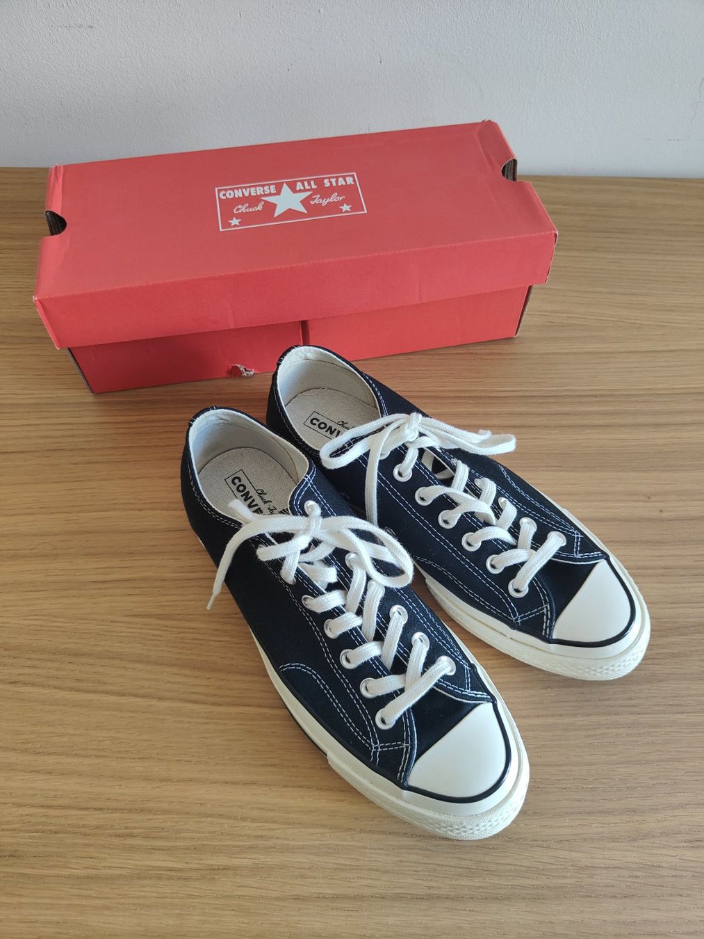 Converse Scarpe da uomo: CONVERSE Chuck 70 OX Black/Egret Gr. 42 – Usato da Olten venduto da Gegendiekultur