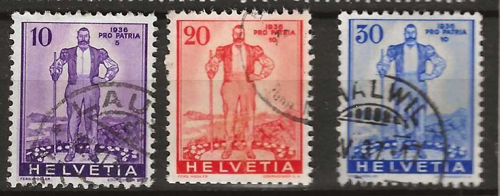 Tutti i francobolli: PP036 - Pro Patria 1936 obl. – Usato da Trélex venduto da Phil_Albert