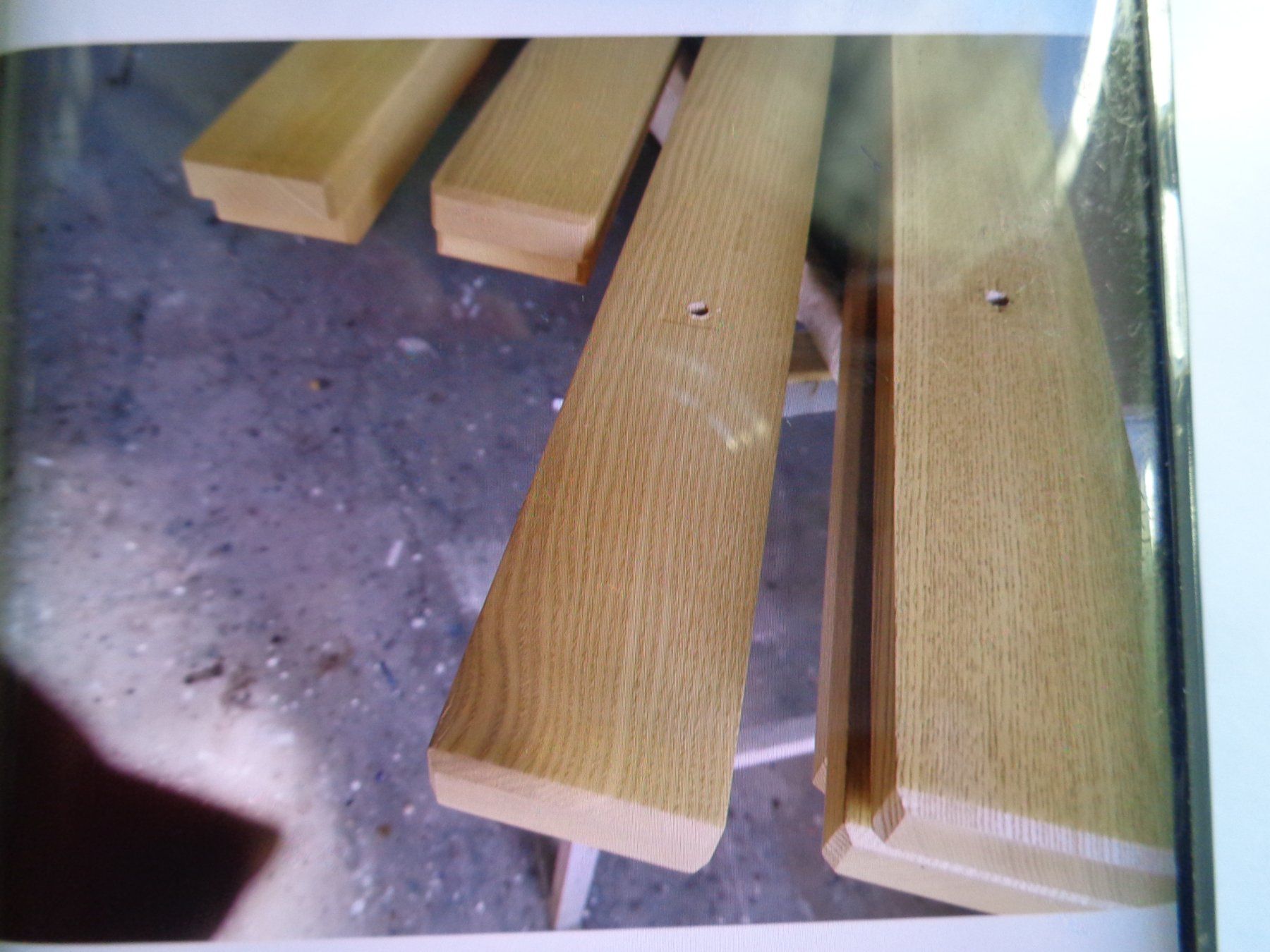Articoli in legno: Eichenlatten gefasst vorgebohrt 9 Stück – Nuovo (secondo la descrizione) da Liestal venduto da Gecko16 2