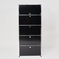 USM Highboard Schwarz  180x77x37cm Lieferung Gratis