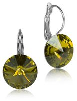 Ohrringe versilbert Primero Crystals 14 mm