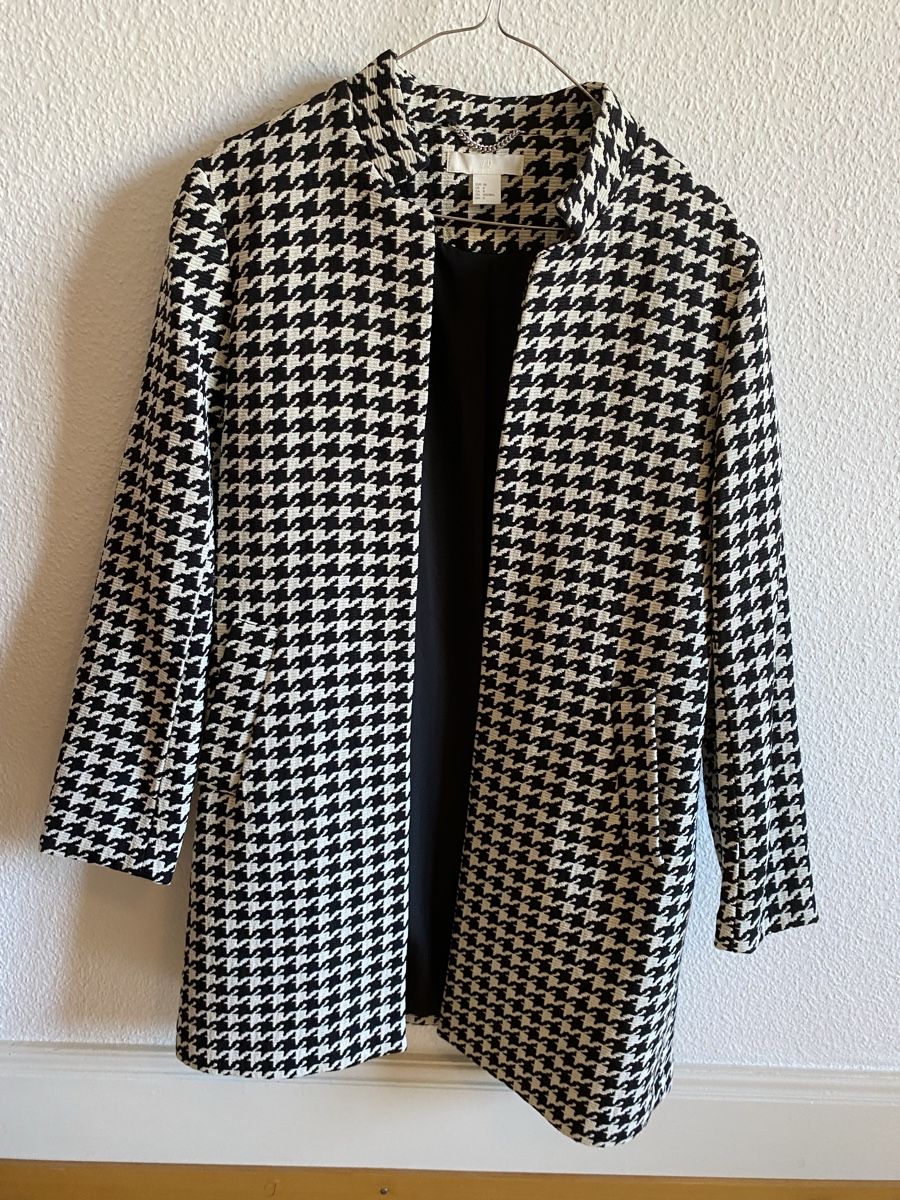 H&M Mäntel: Mantel/Blazer in Hahnentritt – Gebraucht aus Zürich von Aenschi