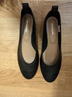 Schwarze Ballerinas Grösse 38