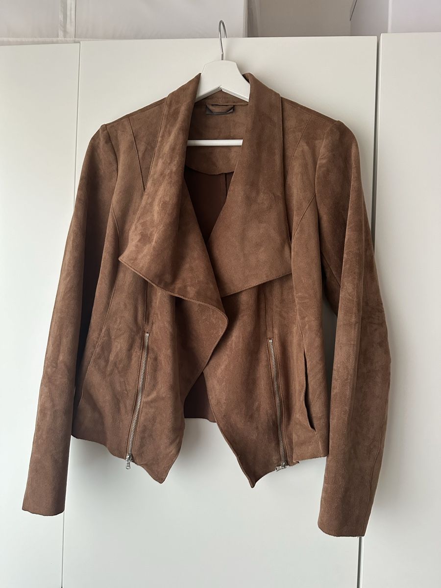 C&A Giacche: Dünne Jacke in Wildlederoptik – Usato da Gelterkinden venduto da Sembe