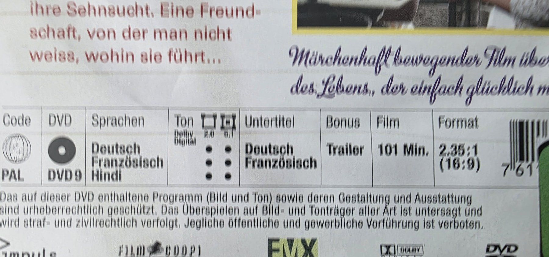 Alle DVDs: DVD The Lunchbox – Gebraucht aus Oetwil am See von fineli2 1
